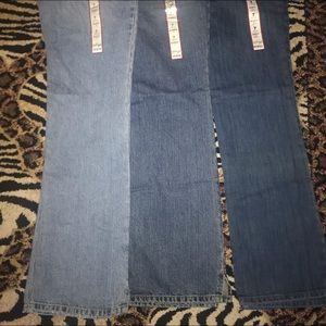 3 pairs new  jeans 7 regular slim  cruel girls NWT boot cute